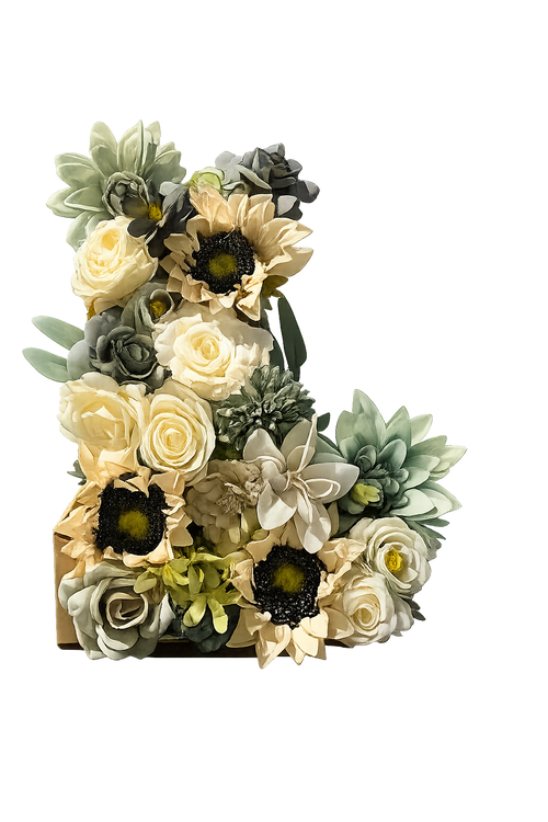 Custom Flowered letters & numbers